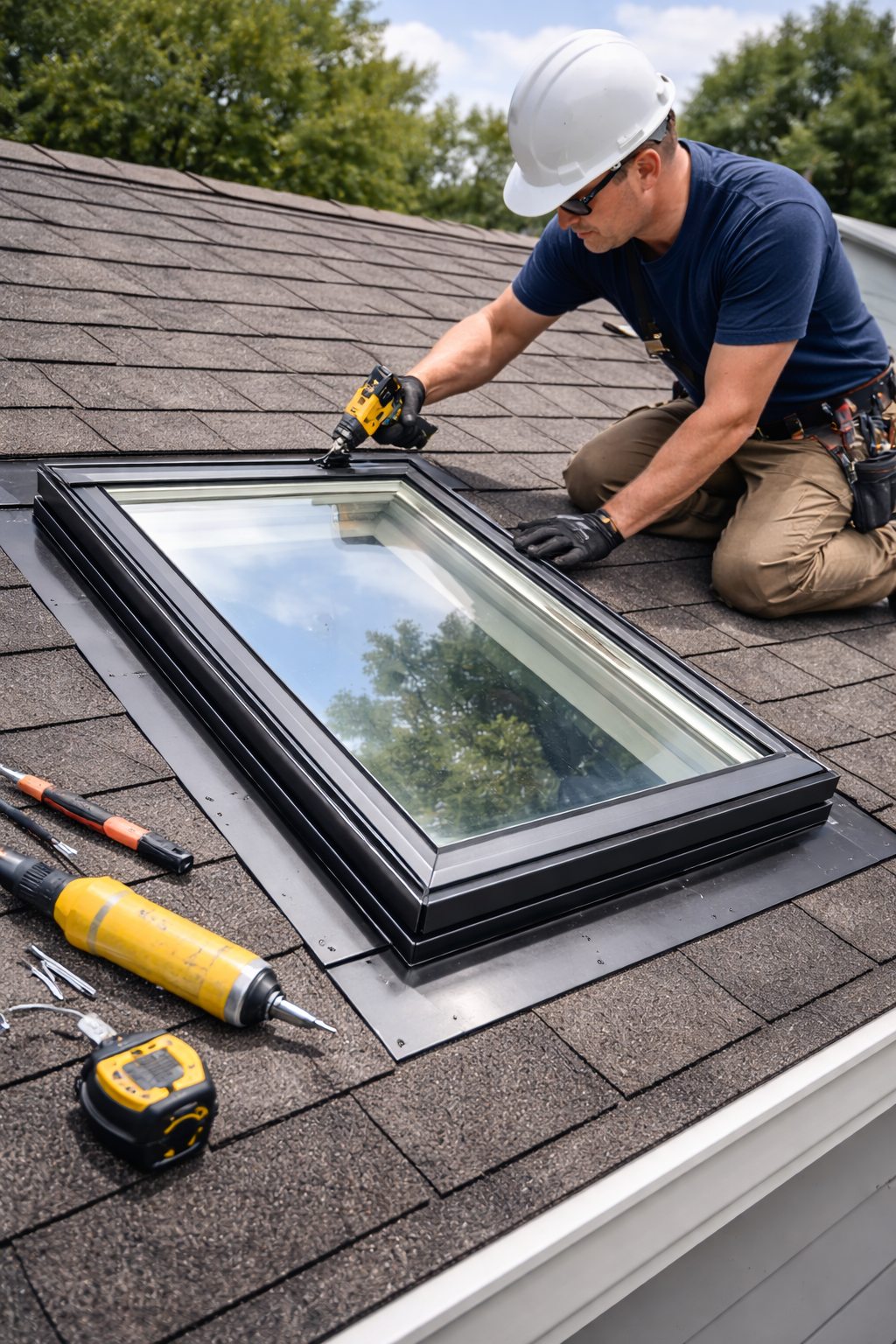 Skylights project by TF Roofing