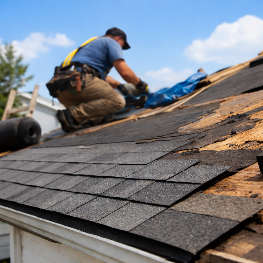 Roof Replacement project by TF Roofing