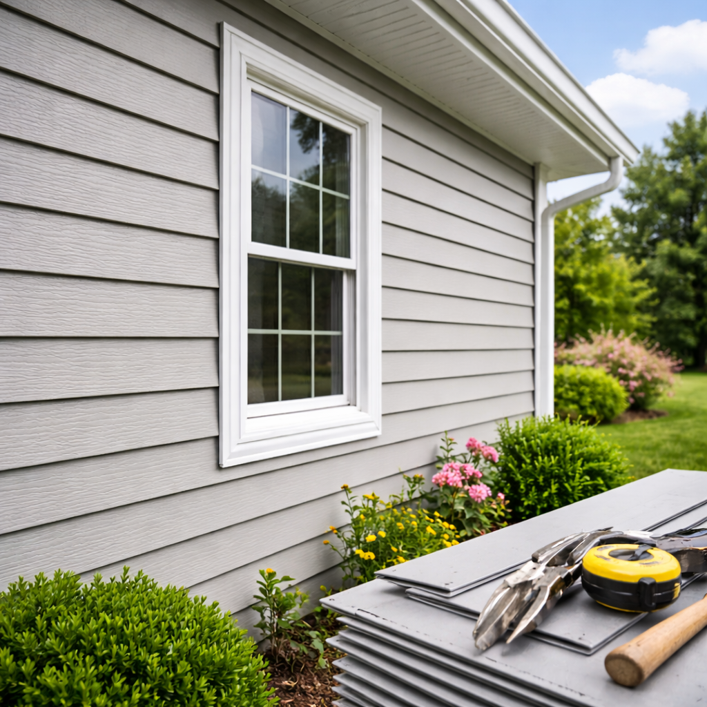 Siding project by TF Roofing